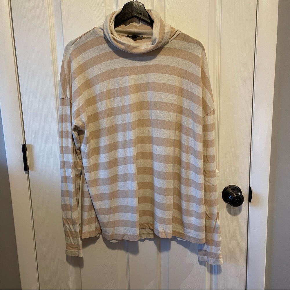 J.Crew Striped Turtleneck